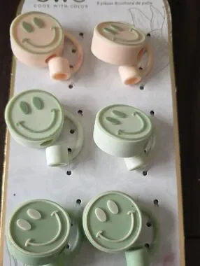CWC | Dining | Cwc Smiley Face Silicone Straw Topper Set | Poshmark